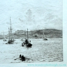 Load image into Gallery viewer, ORIGINAL ETCHING: William Lionel Wyllie (1851 – 1931)  THE OBAN REGATTA. Pencil Signed (1921)
