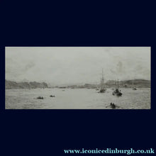 Load image into Gallery viewer, ORIGINAL ETCHING: William Lionel Wyllie (1851 – 1931)  THE OBAN REGATTA. Pencil Signed (1921)
