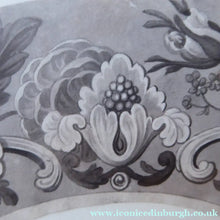 Load image into Gallery viewer, ORIGINAL GEORGIAN Watercolour.  RARE Early 19th Century Grisaille Floral Designs for Plate Border Decorations: G
