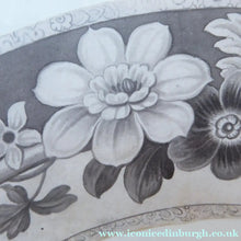 Load image into Gallery viewer, ORIGINAL GEORGIAN Watercolour.  RARE Early 19th Century Grisaille Floral Designs for Plate Border Decorations: H
