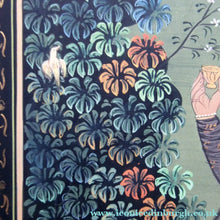 Load image into Gallery viewer, Mughal Style Indian Watercolour Painting on Paper. Romantic Couple Walking in a Garden
