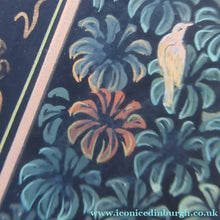 Load image into Gallery viewer, Mughal Style Indian Watercolour Painting on Paper. Romantic Couple Walking in a Garden

