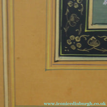 Load image into Gallery viewer, Mughal Style Indian Watercolour Painting on Paper. Romantic Couple Walking in a Garden
