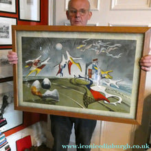 Load image into Gallery viewer, Original JOHN TUNNARD Lithograph (1947) Entitled Holiday. Baynard Press for School Prints Ltd (London) Issue
