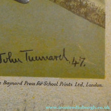 Load image into Gallery viewer, Original JOHN TUNNARD Lithograph (1947) Entitled Holiday. Baynard Press for School Prints Ltd (London) Issue
