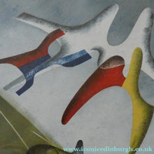 Load image into Gallery viewer, Original JOHN TUNNARD Lithograph (1947) Entitled Holiday. Baynard Press for School Prints Ltd (London) Issue
