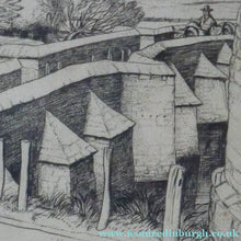Load image into Gallery viewer, ORIGINAL Line Engraving by Robert Sargent Austin. The Pack Bridge, Aylestone, Leicestershire. Pencil signed and dated 1926
