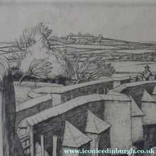 Load image into Gallery viewer, ORIGINAL Line Engraving by Robert Sargent Austin. The Pack Bridge, Aylestone, Leicestershire. Pencil signed and dated 1926
