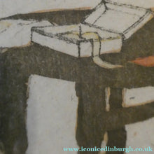 Load image into Gallery viewer, Original Pencil Signed Colour Etching &amp; Aquatint by William Lee Hankey. The Patchwork Quilt; c 1910. FRAMED
