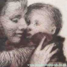Load image into Gallery viewer, Original Pencil Signed Etching: William Lee Hankey. Mother and Child; 1920s
