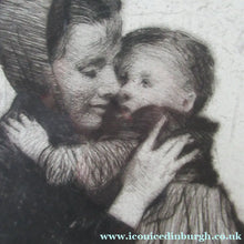Load image into Gallery viewer, Original Pencil Signed Etching: William Lee Hankey. Mother and Child; 1920s
