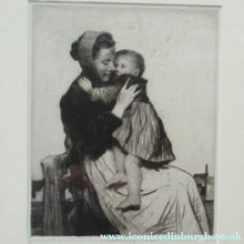 Load image into Gallery viewer, Original Pencil Signed Etching: William Lee Hankey. Mother and Child; 1920s
