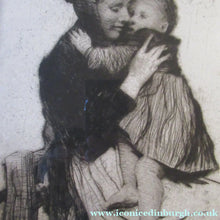 Load image into Gallery viewer, Original Pencil Signed Etching: William Lee Hankey. Mother and Child; 1920s
