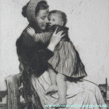 Load image into Gallery viewer, Original Pencil Signed Etching: William Lee Hankey. Mother and Child; 1920s

