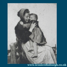 Load image into Gallery viewer, Original Pencil Signed Etching: William Lee Hankey. Mother and Child; 1920s FRAMED
