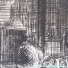 Load image into Gallery viewer, Original Pencil Signed Etching: William Lee Hankey. Preparing the Meal; 1920s
