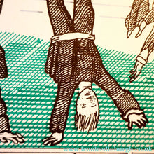 Load image into Gallery viewer, 1980s DAVID HOCKNEY "A Rake's Progress" Poster for "An Exhibition of Costume Drawings at the Ashmolean Museum"
