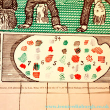 Load image into Gallery viewer, 1980s DAVID HOCKNEY "A Rake's Progress" Poster for "An Exhibition of Costume Drawings at the Ashmolean Museum"
