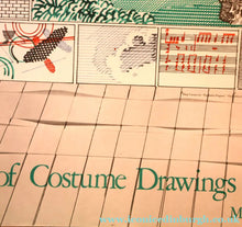 Load image into Gallery viewer, 1980s DAVID HOCKNEY "A Rake's Progress" Poster for "An Exhibition of Costume Drawings at the Ashmolean Museum"
