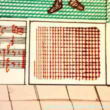 Load image into Gallery viewer, 1980s DAVID HOCKNEY "A Rake's Progress" Poster for "An Exhibition of Costume Drawings at the Ashmolean Museum"
