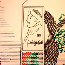 Load image into Gallery viewer, 1980s DAVID HOCKNEY "A Rake's Progress" Poster for "An Exhibition of Costume Drawings at the Ashmolean Museum"

