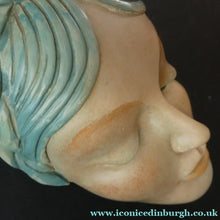 Load image into Gallery viewer, Art Deco 1930s Wall Mask G. Leonardi Hollywood Glamour Marlene Dietrich Style Portrai
