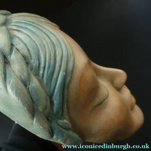 Load image into Gallery viewer, Art Deco 1930s Wall Mask G. Leonardi Hollywood Glamour Marlene Dietrich Style Portrai
