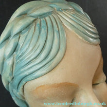 Load image into Gallery viewer, Art Deco 1930s Wall Mask G. Leonardi Hollywood Glamour Marlene Dietrich Style Portrai
