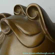 Load image into Gallery viewer, Art Deco 1930s Wall Mask G. Leonardi Golden Lady's Head Wall Mask
