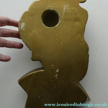 Load image into Gallery viewer, Art Deco 1930s Wall Mask G. Leonardi Golden Lady's Head Wall Mask
