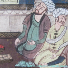 Load image into Gallery viewer, Original Vintage Indian Miniature Watercolour Painting on Silk
