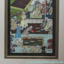 Load image into Gallery viewer, Original Vintage Indian Miniature Watercolour Painting on Silk
