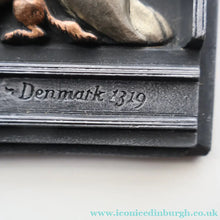 Load image into Gallery viewer, Pair of ALPHA STUDIOS Plaster DANISH ROYALTY Plaques. Rare Vintage 1970s Pair of Medieval Style Wall Plaques
