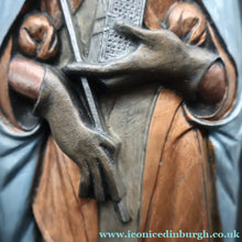 Load image into Gallery viewer, Pair of ALPHA STUDIOS Plaster DANISH ROYALTY Plaques. Rare Vintage 1970s Pair of Medieval Style Wall Plaques
