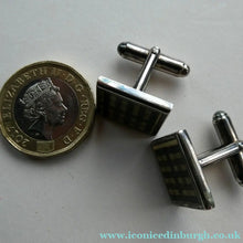 Load image into Gallery viewer, AQUASCUTUM Tartan Cufflinks. In original retail box. UNWORN
