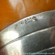 Load image into Gallery viewer, Pair of Vintage 1930s Amber Bakelite and Silver Art Deco Novelty Pepper Pots
