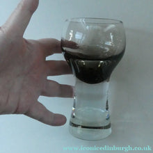 Load image into Gallery viewer, PAIR of Caithness CANISBAY LARGE Peat Coloured Wine Glasses. Space Age Shape. 5 1/4 inches in height
