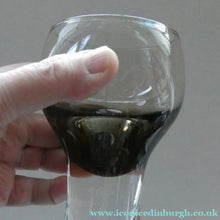 Load image into Gallery viewer, PAIR of Caithness CANISBAY LARGE Peat Coloured Wine Glasses. Space Age Shape. 5 1/4 inches in height
