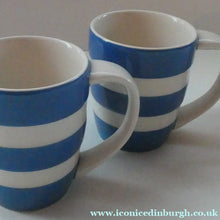 Load image into Gallery viewer, Pair of Contemporary CLASSIC TG Green CORNISHWARE Coffee Mugs
