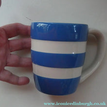 Load image into Gallery viewer, Pair of Contemporary CLASSIC TG Green CORNISHWARE Coffee Mugs
