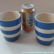 Load image into Gallery viewer, Pair of Contemporary CLASSIC TG Green CORNISHWARE Coffee Mugs
