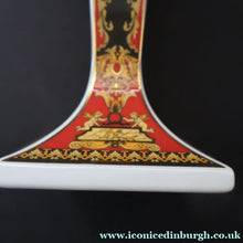 Load image into Gallery viewer, PAIR of Decorative Rosenthal VERSACE MEDUSA Candlesticks. 8 1/4 inches
