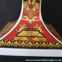 Load image into Gallery viewer, PAIR of Decorative Rosenthal VERSACE MEDUSA Candlesticks. 8 1/4 inches
