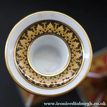 Load image into Gallery viewer, PAIR of Decorative Rosenthal VERSACE MEDUSA Candlesticks. 8 1/4 inches
