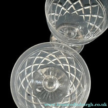 Load image into Gallery viewer, PAIR of EDINBURGH CRYSTAL Gin &amp; Tonic Glasses. With Old 1920s Edinburgh &amp; Leith Etched Mark
