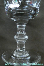 Load image into Gallery viewer, PAIR of Edinburgh Crystal Large Goblets. ED 134 PATTERN 6 1/2inches
