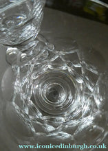 Load image into Gallery viewer, PAIR of Edinburgh Crystal Wine Goblets. ED 134 PATTERN, Height 6 1/2 inches
