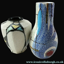 Load image into Gallery viewer, Pair of 1950s Italian Hand Painted Vases by FRATELLI FANCUILLACCI
