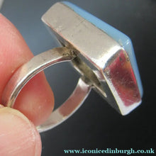 Load image into Gallery viewer, Vintage 925 Solid Silver Ring Flower Head with Amethyst Crystals UK Size O
