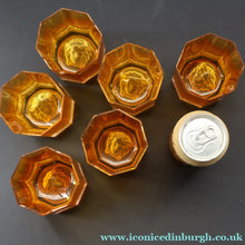 Load image into Gallery viewer, PAIR: Rosenthal Versace MEDUSA Limiere Rhapsody Amber Whisky Glasses
